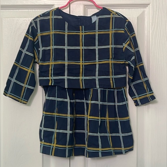 Gap NWT Plaid zip up dress 2T - Picture 2 of 2